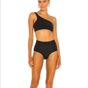L*SPACE Jackie Bitsy Bottom in Black- L